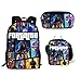 School bags Knowooh Fortnite games pattern school backpack for girls orthopedic Schoolbag backpacks for kids (Colorful)