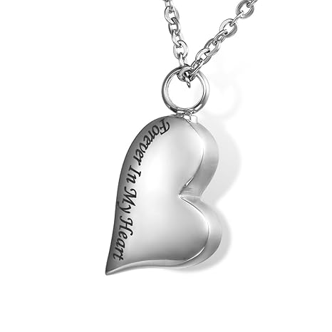 Housweety Pet Cremation Jewelry Always In My Heart Paws Urn Pendant Necklace Memorial Ashes Keepsake Non Engraving Dogs Apparel Accessories Baresque Com Au