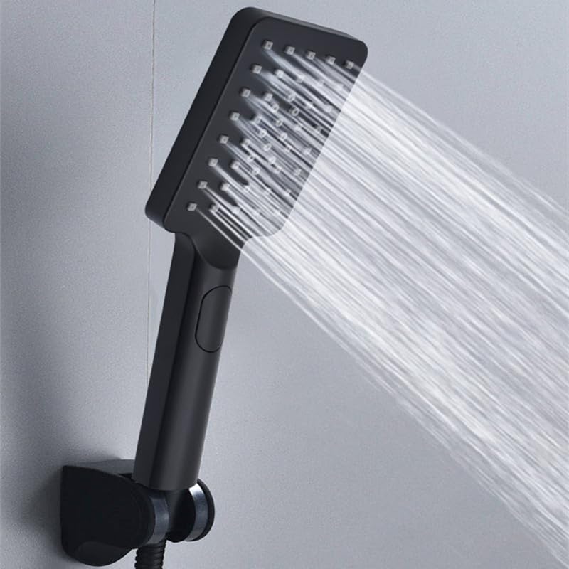PengLAI High Pressure Shower Heads, Rectangle Shape Handheld Shower- Water Saving Shower Head-Rustproof Shower Head Filter for Bathroom Shower Home Hotel