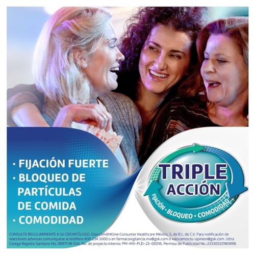 Corega Ultra Crema Adhesiva para Prótesis Dentales, Fijación Fuerte, Sin Sabor, 70g