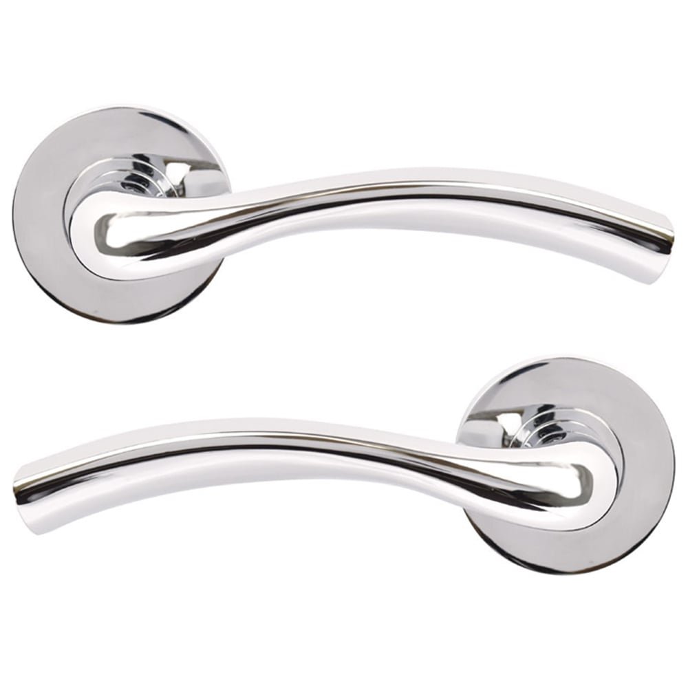 Jigetch JTF1000 Solar Door Handles, Polished Chrome