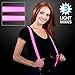 Pink LED Light Up Suspenders