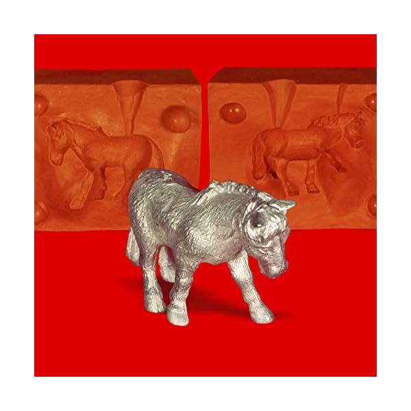 ZinngieÃform Pferd 1, ca. 100g Reinzinn