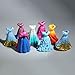 8pcs Cute Princess Action Figures Changed Dress Doll Kids Boy Girl Toy Set Gift