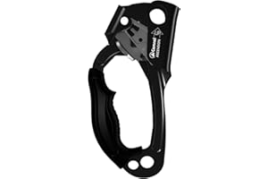 CAMNAL UIAA & CE Certified Hand Ascender for 8–13mm Rope, Rope Clamp for Rock Climbing, Tree Climbing, Arborist, Rappelling Gear – Left/Right Hand