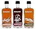 Runamok Maple Syrup Gift Box - 3-250ml Bottles of Infused Maple Syrups - Certified Organic by Vermont Organic Farmers