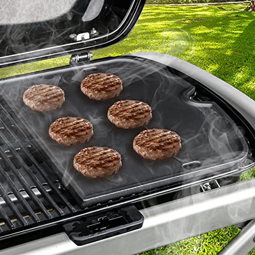 Hisencn Cast Iron Griddle for er Traveler Portable Gas Grill