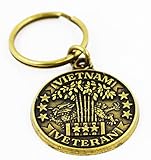 Vietnam Veteran Keychain Military Commemorative Collectibles, Patriotic Gifts