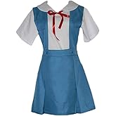 GK-O Anime Ayanami Rei Asuka Langley Sohryu School uniform Cosplay Costume