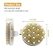 Sunmore Dry/Wet Body Brush,Natural Bristles,Clear Dead Skin Cells While Reducing Cellulite and Toxins,Wooden Bristles Scrubber, Body Massager