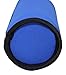 Neoprene Water Bottle Drawstring Insulators, Set of 2 Red and Blue Sleeves with Clip