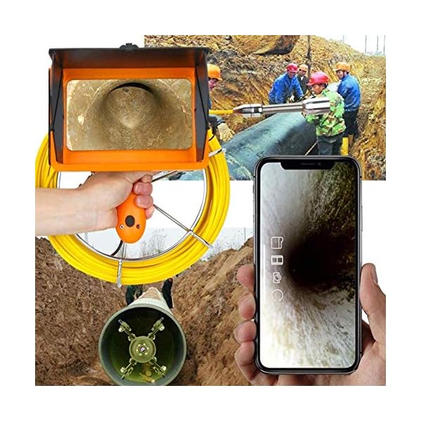 CHENYE Handheld-Endoskop-Kamera, Borrekop-Inspektionskamera mit 7"LCD-Monitor, Car Motor-Geltungskamera – Bild 6