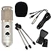 Artempo Professional Studio Microphone Set Broadcast Recording Condenser Sound Microphone with Tripod Stand