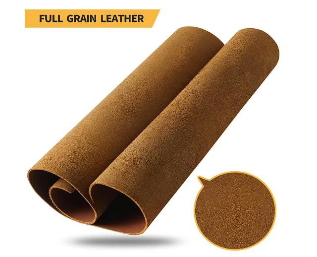 A+ Vegetable-Tanned Whole Grain INDIAN BOVINE | Thickness 0.8-1.0MM Thin Firm Temper Soft Leather |Size 8