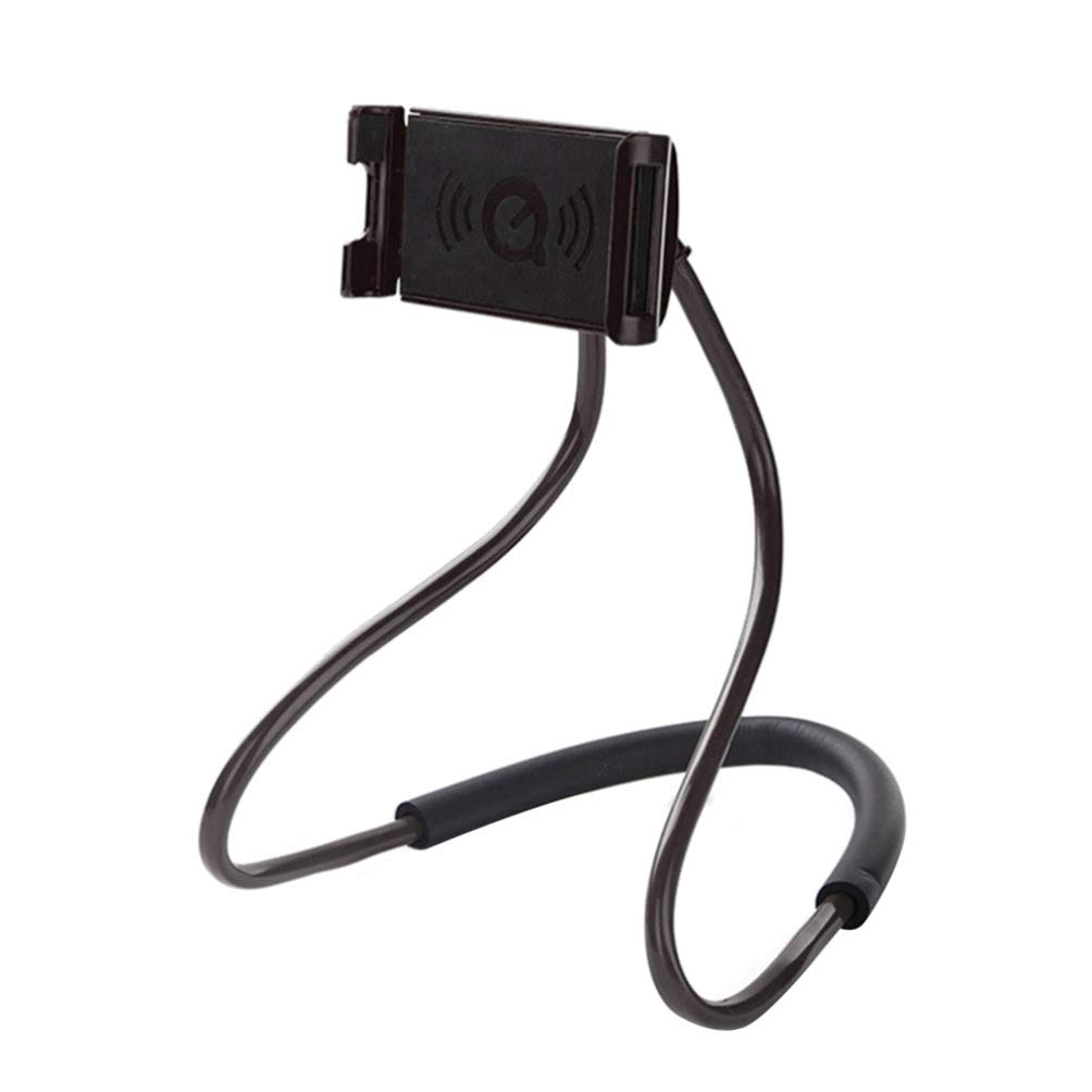 Hemobllo Phone Neck Holder Gooseneck Phone Mount Universal Mobile Phone Stand Lazy Bracket Rotating Phone Stand for Bed Office Home Use Outdoor (random color)