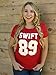 Expression Tees Swift 89 Birth Year Music Fan Era Poets Department Lover Youth T-shirt
