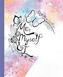 Me, Myself and I: A Bullet Journal Notebook with Dot Grid Pages - Perfect for To-Do Lists, Dotted Journaling, Diary, and More by Happy Books Hub