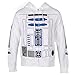 Star Wars I Am R2-D2 Costume Zip-Up Adult Hoodie - White (X-Large)