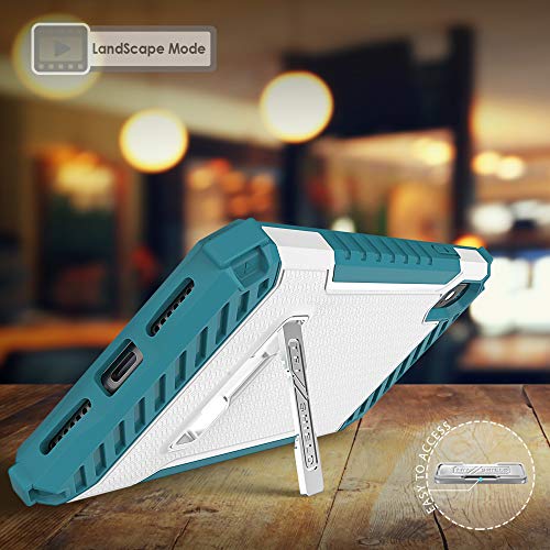 iPhone Xs Max (6.5") Case, TRISHIELD Rugged Cover with + [Belt Clip Holster] + [Built in Kickstand] - Collage Surf Board - Thumbnail 3