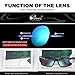 Bevi Polarized Sports Sunglasses TR90 Unbreakable Frame for Men Women Running Cycling Baseball 2518C3