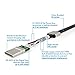 USB C Cable,USB Type C Cable,Melwix (6.6FT) Nylon braided. Fast speed.Compatible with Samsung Galaxy Note 8,S8,S8 Plus,New Macbook 12 (2015), Nintendo Switch, Google Pixel,LG,G5,G6,V20.Black.
