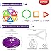 Innoo Tech Magnetic Blocks, Frreis Wheel Magnetic Building Blocks, Instruction Booklet Included, Magnetic Construction Kids Toys, Educational Toys for Toddlers & Kids, 46 Pieces Magnetic Shapes