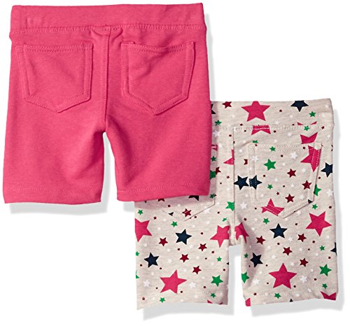 VIGOSS Big Girls' 2 Pack Bermuda Short, Stone, 10