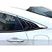 IKON MOTORSPORTS, Window Louvers Compatible with 2016-2021 Honda Civic Sedan, Rear Quarter Panel Window Side Louvers Vent 2PCS ABS