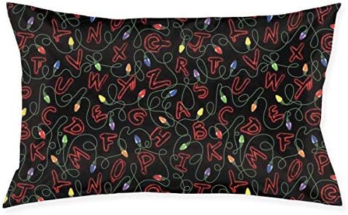 imouSde Stranger Things Cotton Pillowcase with Zippers 20X30 Bedding Pillow Case Cushion Covers for Teen Girls