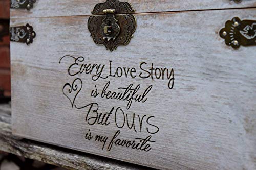 Lockable Secured Distressed Card Box - Rustic Wedding Decor - Wedding Card Box - Rustic Wedding Card Box - Wedding Chest - Card Holder