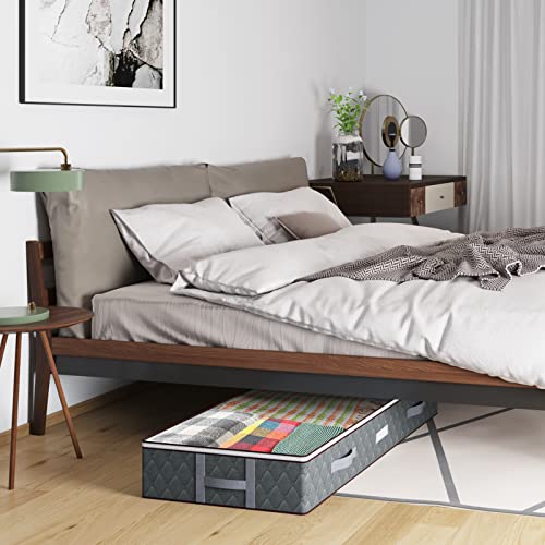 Fixwal Under Bed Storage Bins 3 Pack 75L Underbed Storage Containers