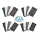 Self-Stick Square Rubber Bumper Pads for Furniture and Electronics .780