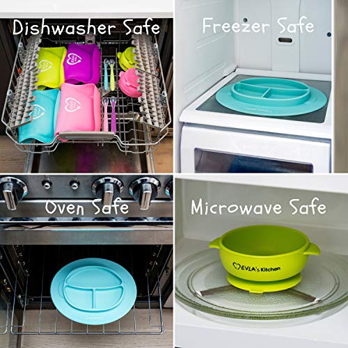 4 Baby+Feeding+Set+Silicone+Adjustable