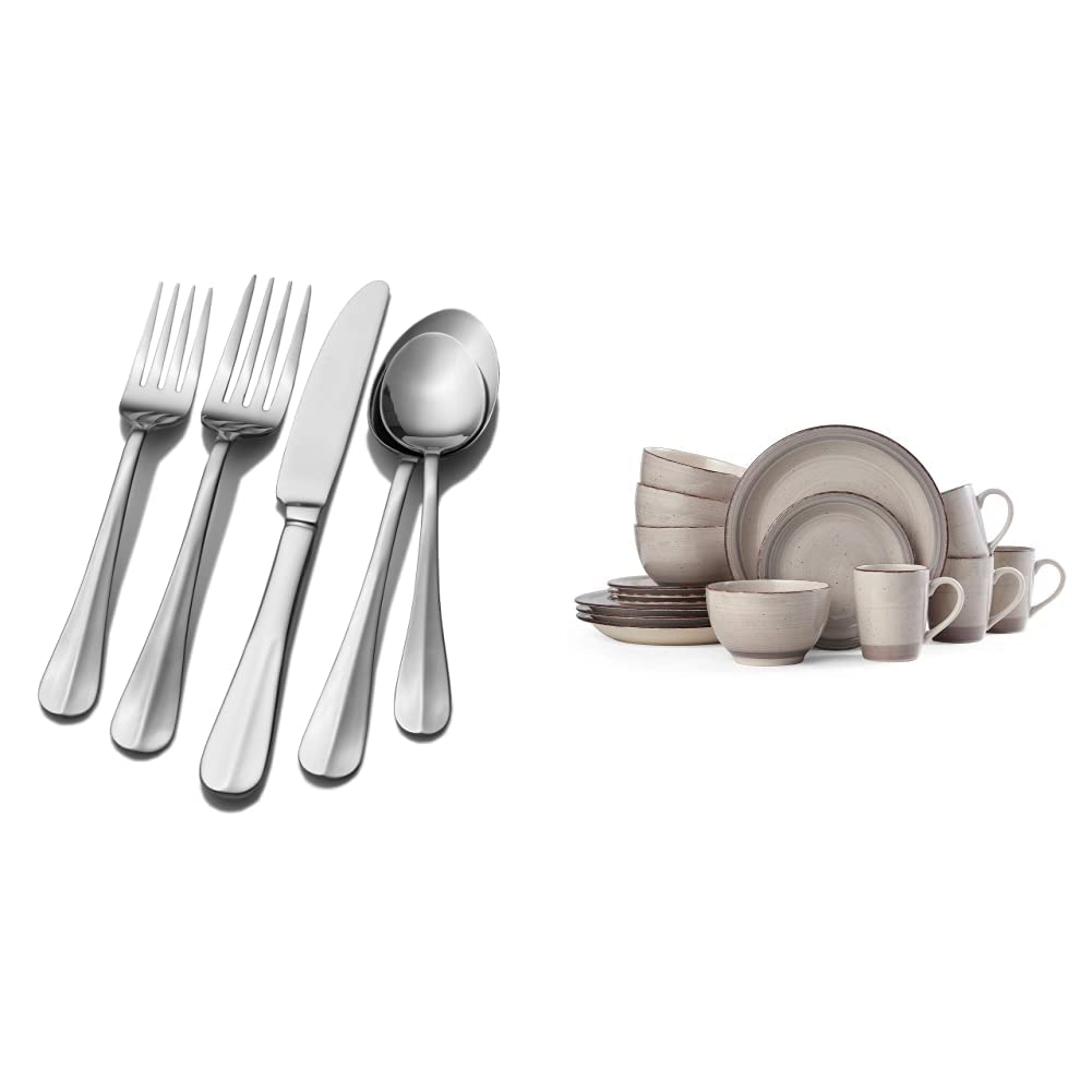 Pfaltzgraff Everyday Simplicity 53-Piece Stainless Steel Flatware