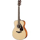 YAMAHA FS800 Small Body Solid Top Acoustic Guitar, Natural, Concert