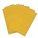 ULTNICE 10pcs Glitter Cardstock Paper Sparkle A4 Card for DIY Craftwork (Gold)