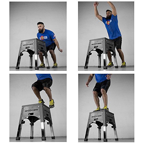 Rep Fully Assembled Adjustable Height Plyo Box 16/20/24 Plyometric Box
