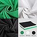 CRAPHY Photography Softbox Lighting Kit 12x45W Studio Continuous Light with 6.5ftx 10ft Background Support System Stand, 3X Backdrops (Green,White,Black) for Portrait, Product and Video Shooting