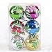60mm Shatterproof Christmas Trees Pendant Trees Christmas Ball Ornament Set 6 Pieces