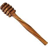 Naturally Med - Olive Wood Honey Dipper/Spoon/Server/Stick