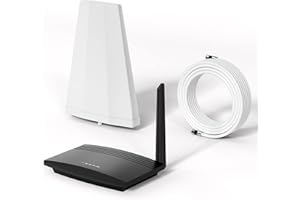 Amazboost 5-Band Cell Phone Booster for House Campground 3G 4G LTE 5G-band12/13/17/5/25/2/4 Compatible with All Canadian Carr