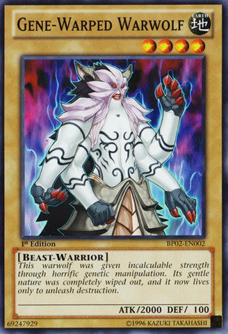 Yu-Gi-Oh! - Gene-Warped Warwolf (BP02-EN002) - Battle Pack 2: War of the Giants - 1st Edition - Common