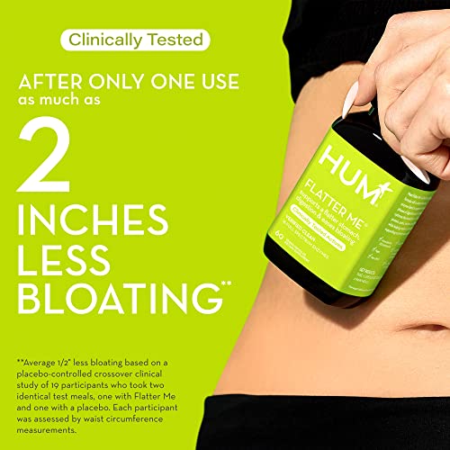 HUM Flatter Me Supplement for Daily Bloating 18 Full Spectrum