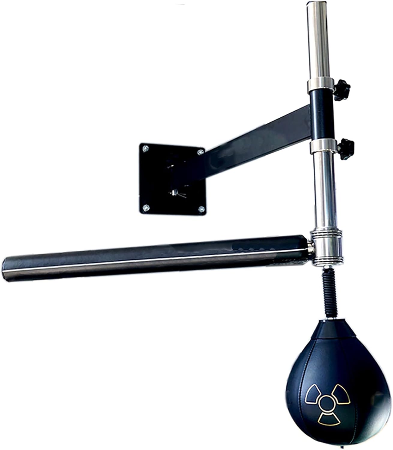 Adjustable Speed Bag Platform Kit - 360° Swivel, Heavy-Duty Wooden Board For Boxing & Home Workouts