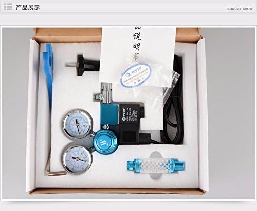 wyin Aquarium CO2 Regulator, plants! Solenoid Check Valve, Speed control Valve, bubble counters W01-00