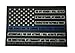 Subdued American Flag Thin Blue Line Law Enforcement Oath PVC Patch