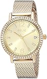 Relic Women's Laurie Gold-Tone Stainless Steel Mesh Watch ZR34502