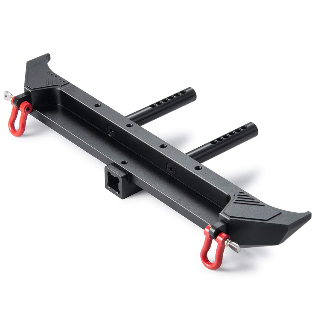 XUNJIAJIE Steel Rear Bumper with Shackle for Axial SCX10-iii AXI03007 1/10 Crawler Car