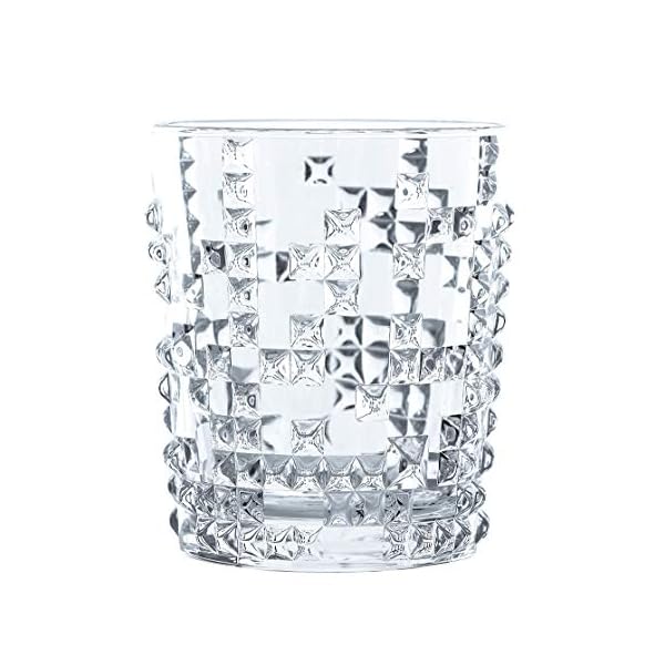 Nachtmann 4-teiliges Whisky-Set, Whiskygläser, Kristallglas, 348 ml, Punk, 0099503-0