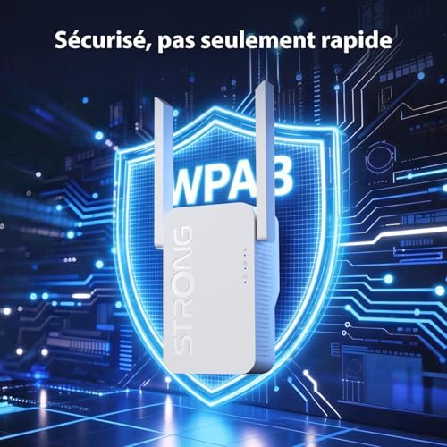 Répéteur WiFi 7 BE3600, Amplificateur WiFi Double Bande